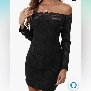 NWT ACEVOG elegant lace dress size M